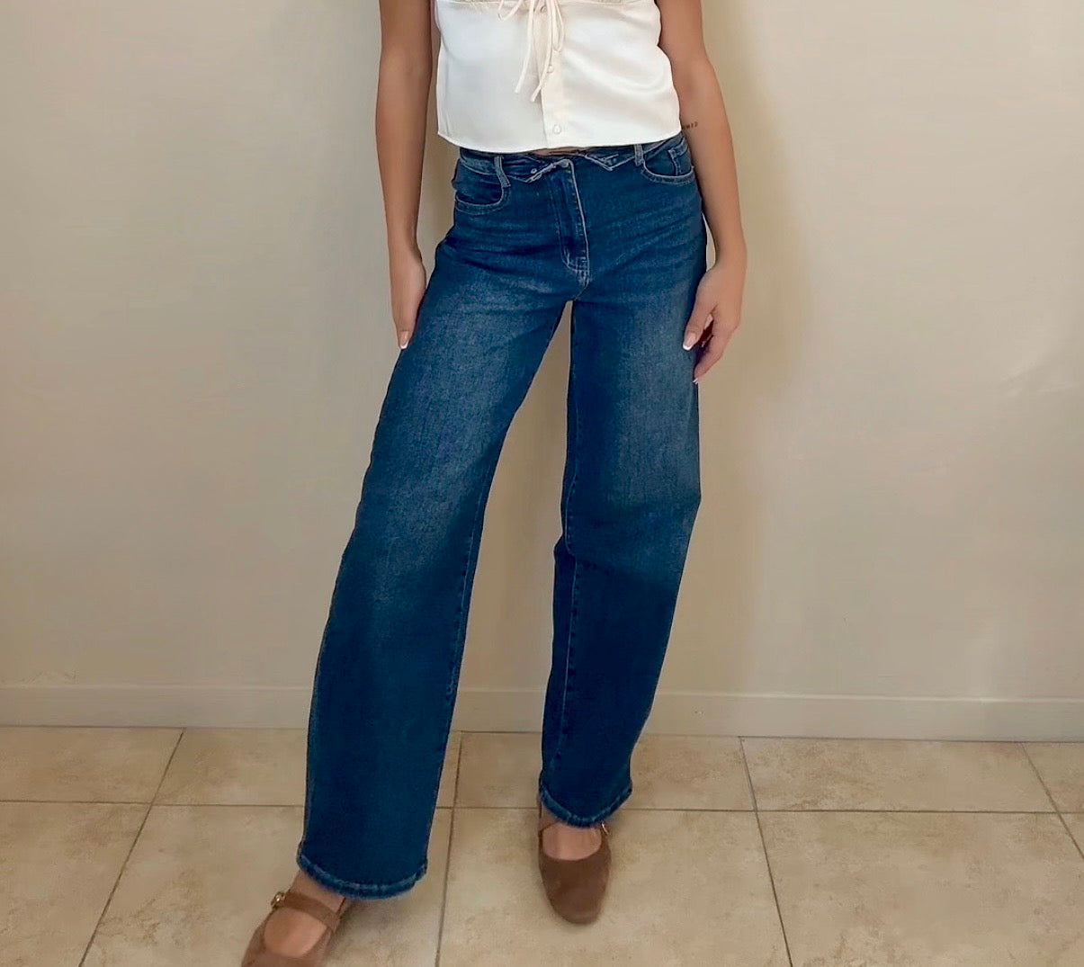 Jeans balloon cintura