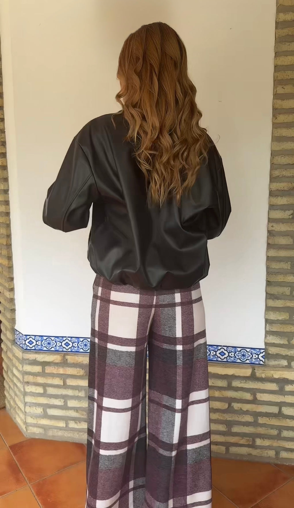 Pantalón cuadros