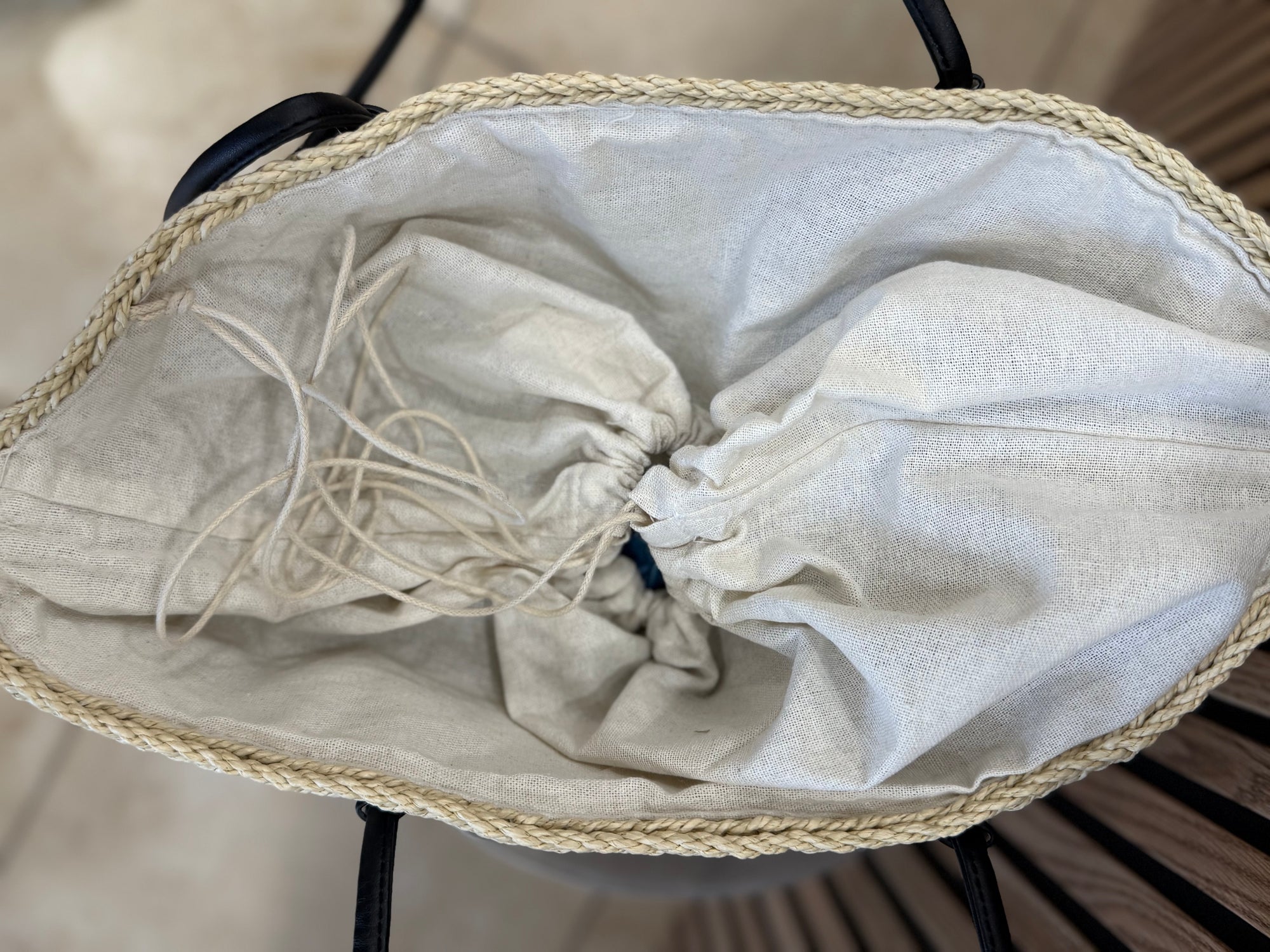 Bolso Rafia Shopper