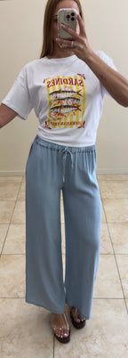 Pantalón denim fluido