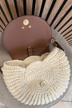 Bolso crochet marrón