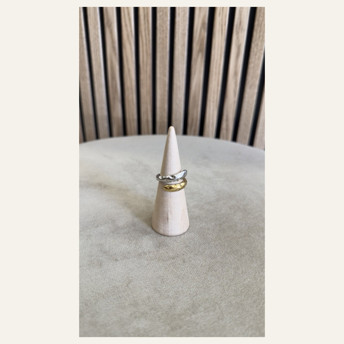 Anillo bicolor