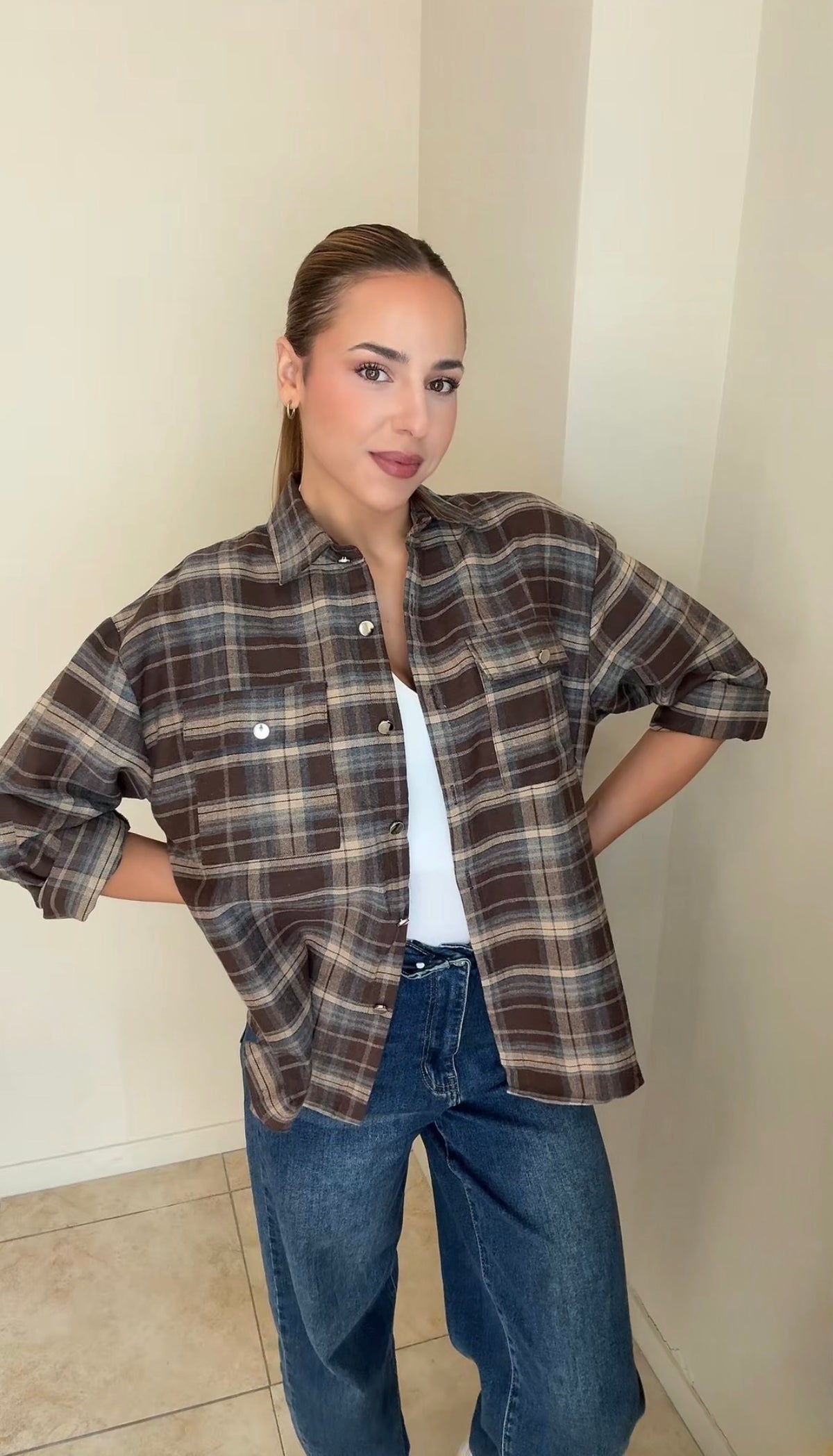 Camisa tartán