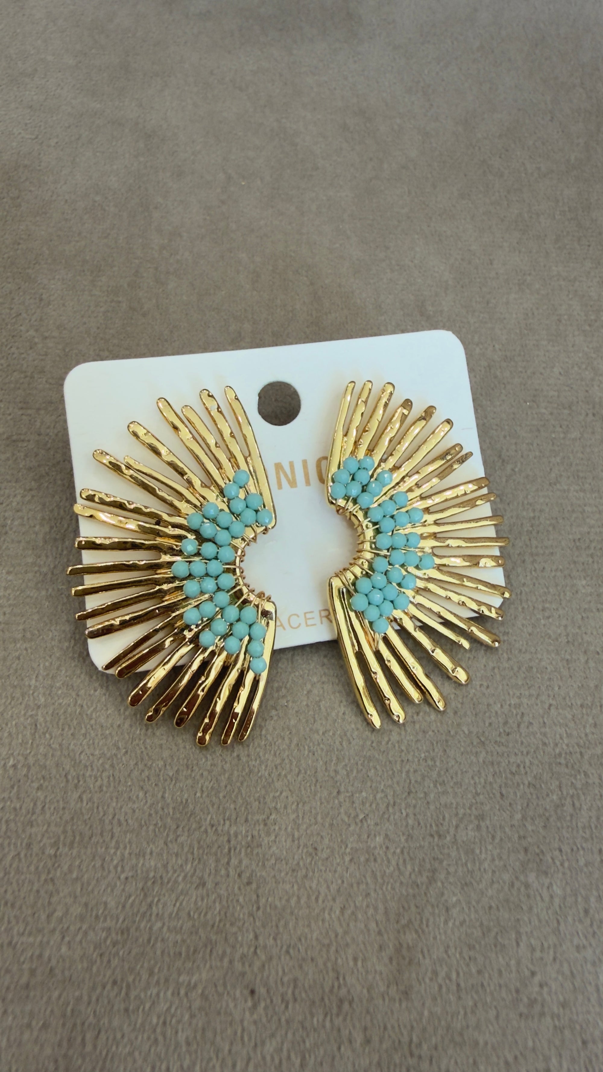 Pendientes KAIA turquesa