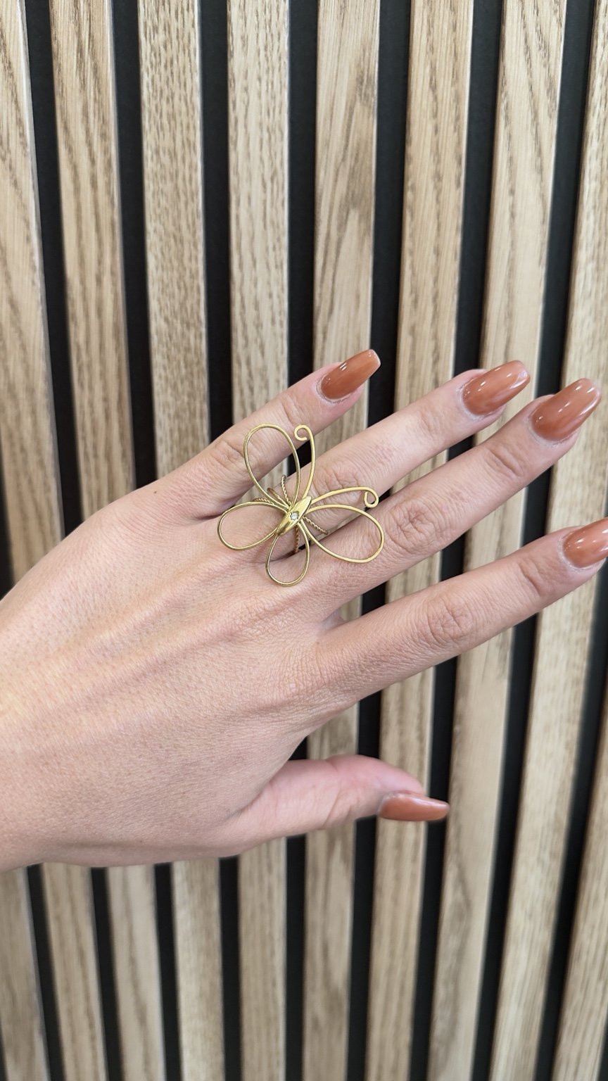 Anillo mariposa