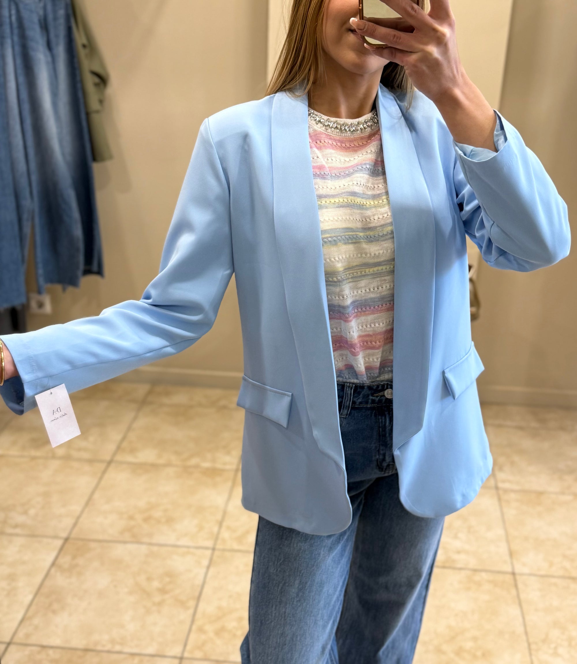 Blazer celeste