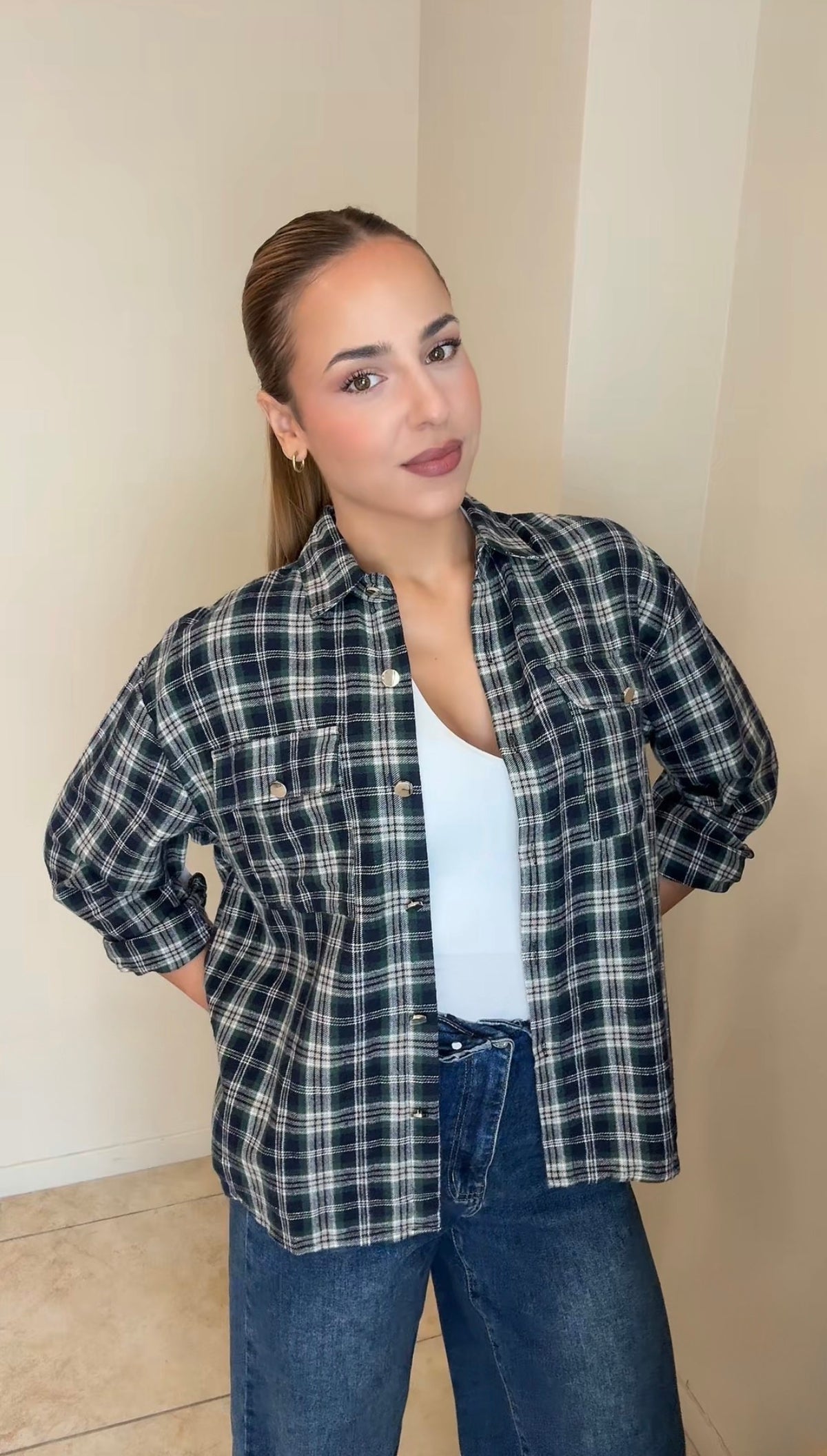 Camisa tartán