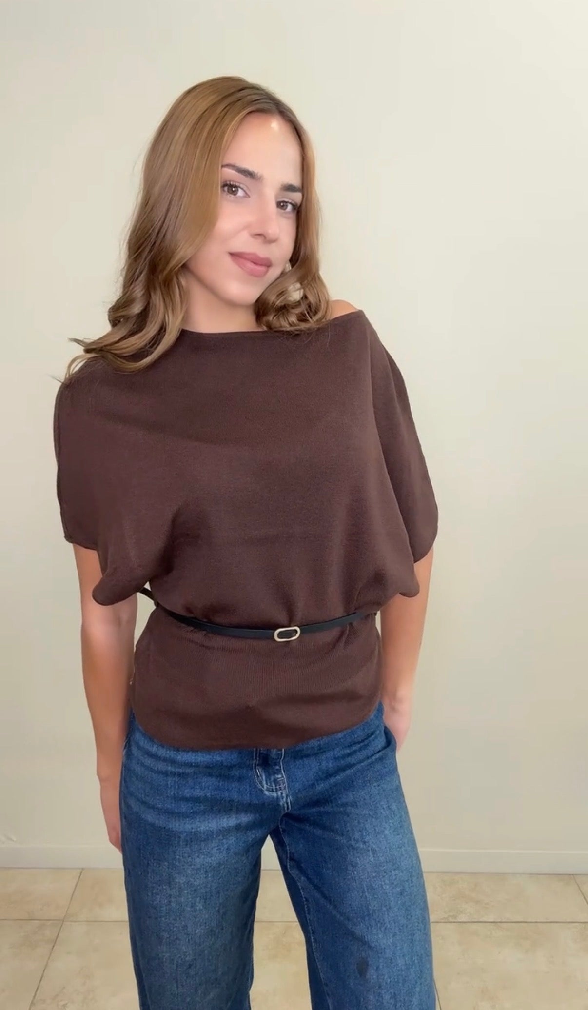 Camiseta Zara cinturón