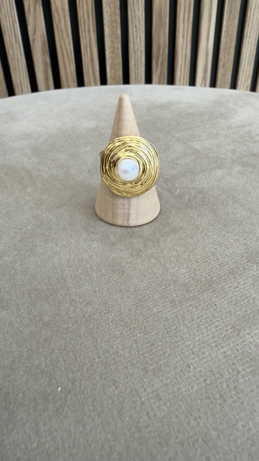 Anillo perla