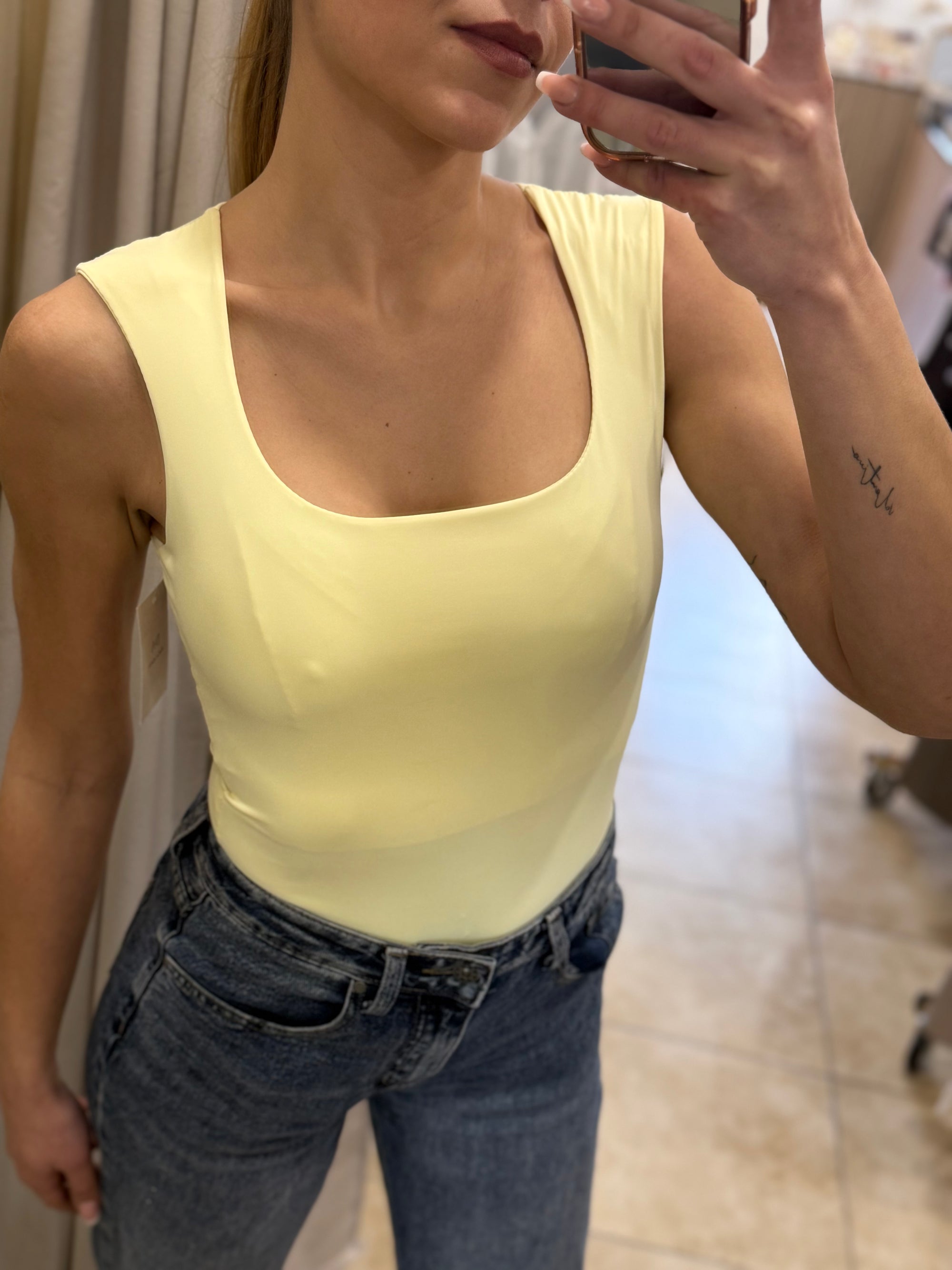 Body escote cuadrado