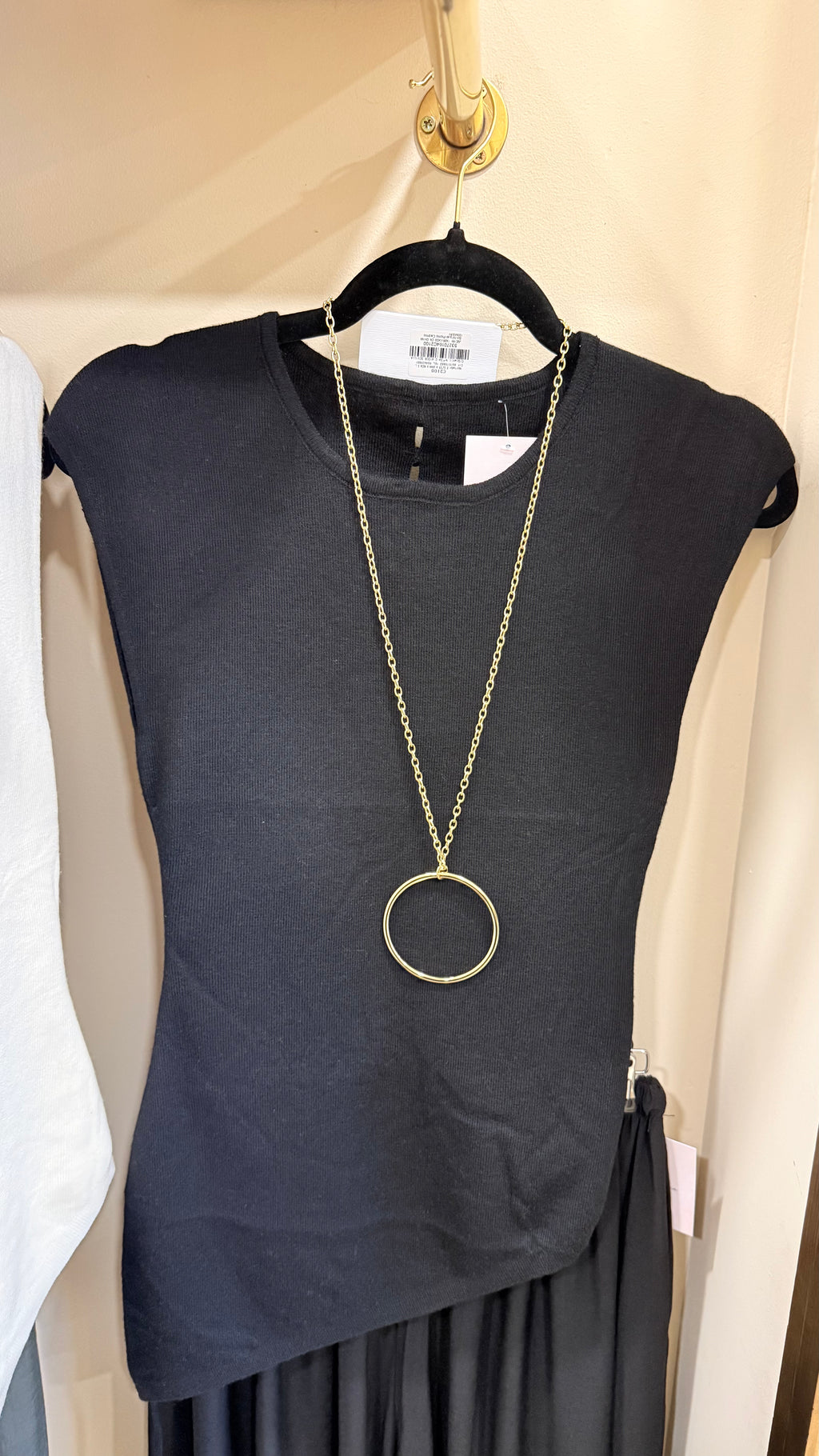 Collar largo aro