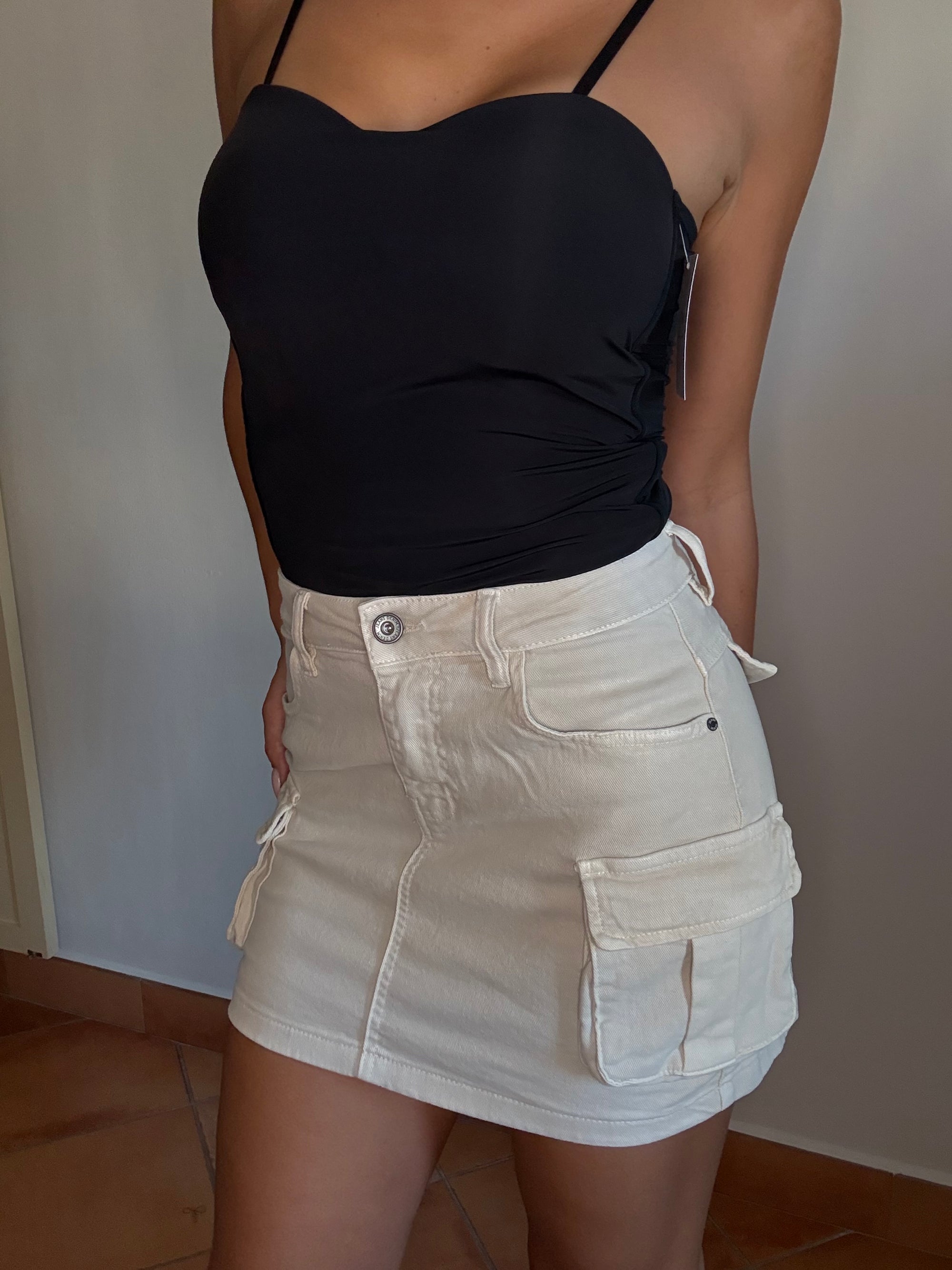 Top negro licra
