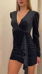 Vestido mini brillo