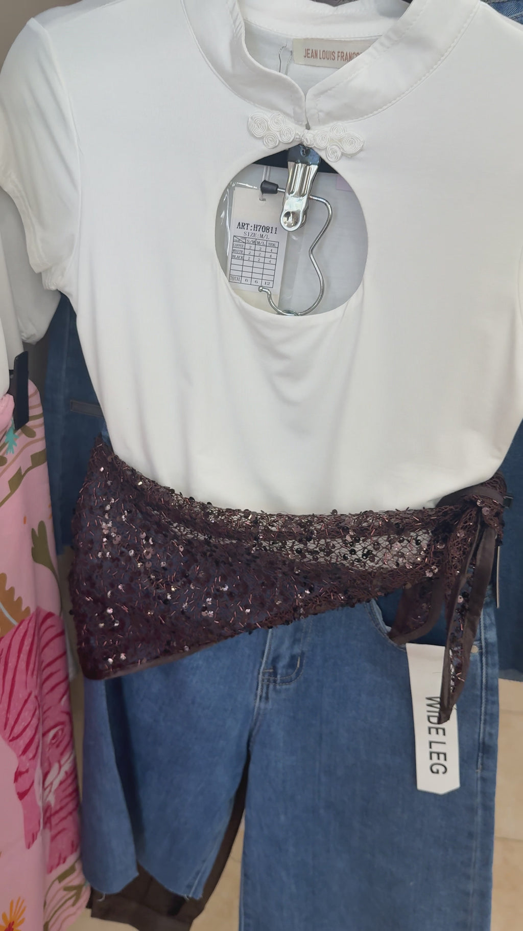 Pañuelo lentejuelas