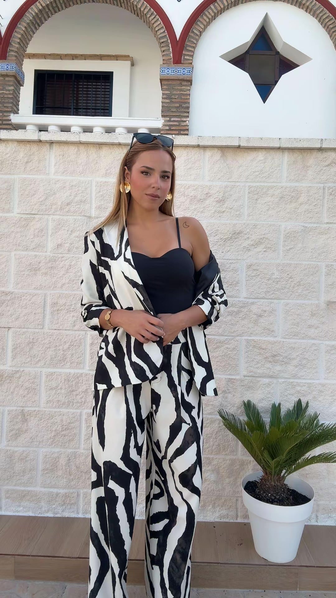 Traje Zebra